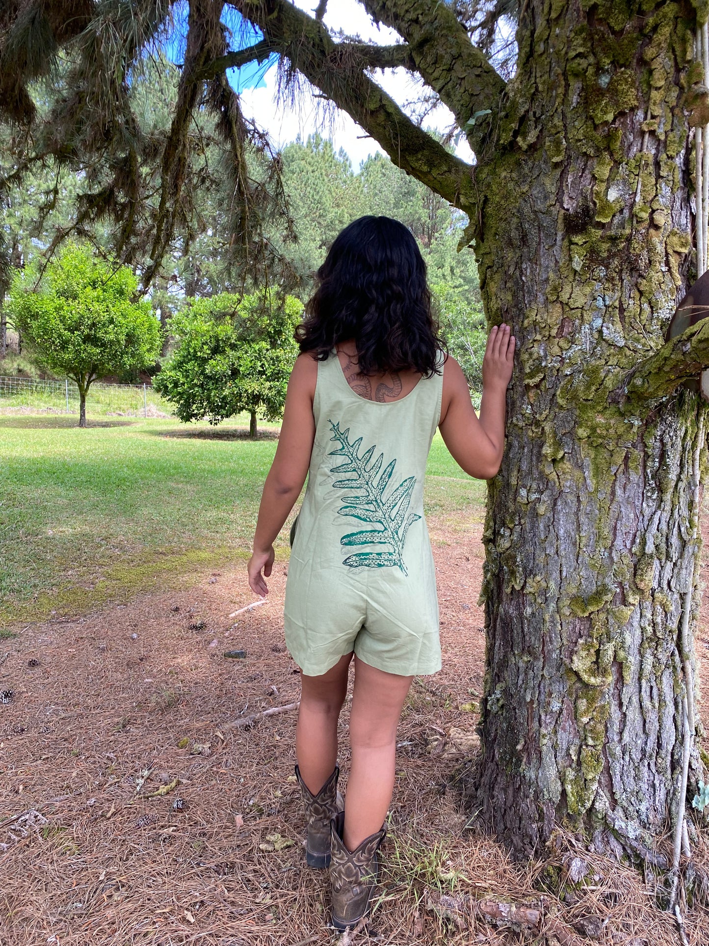 Laua'e Linen Romper