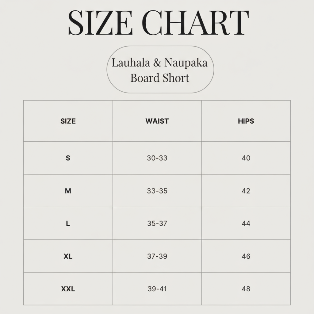 Naupaka & Lauhala Board Shorts