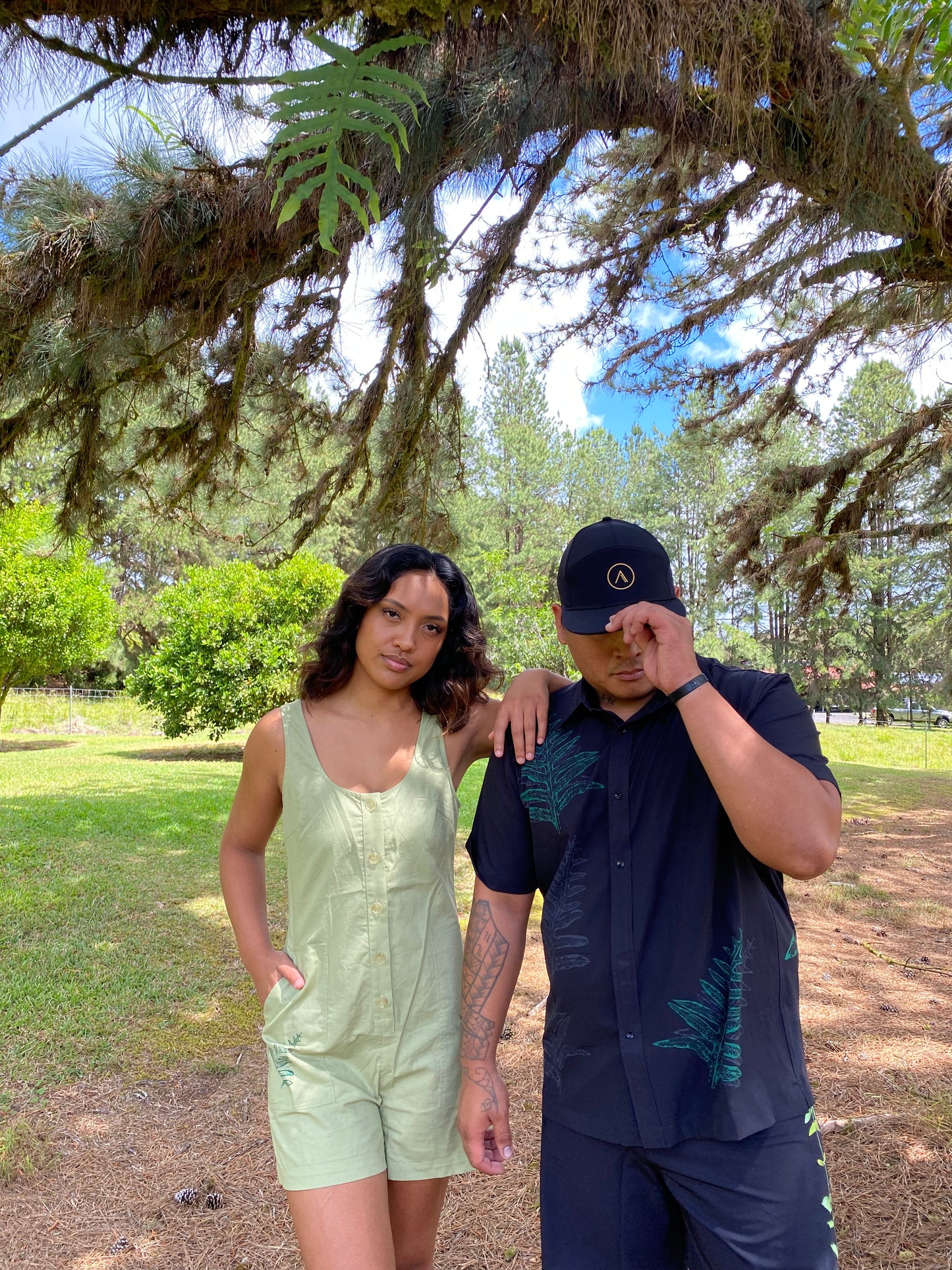 Laua'e Linen Romper
