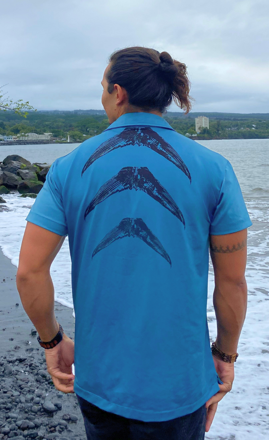 Ahi Tail Aloha Shirt