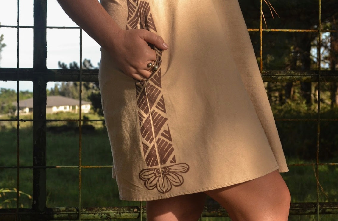 Naupaka & Lauhala Dress