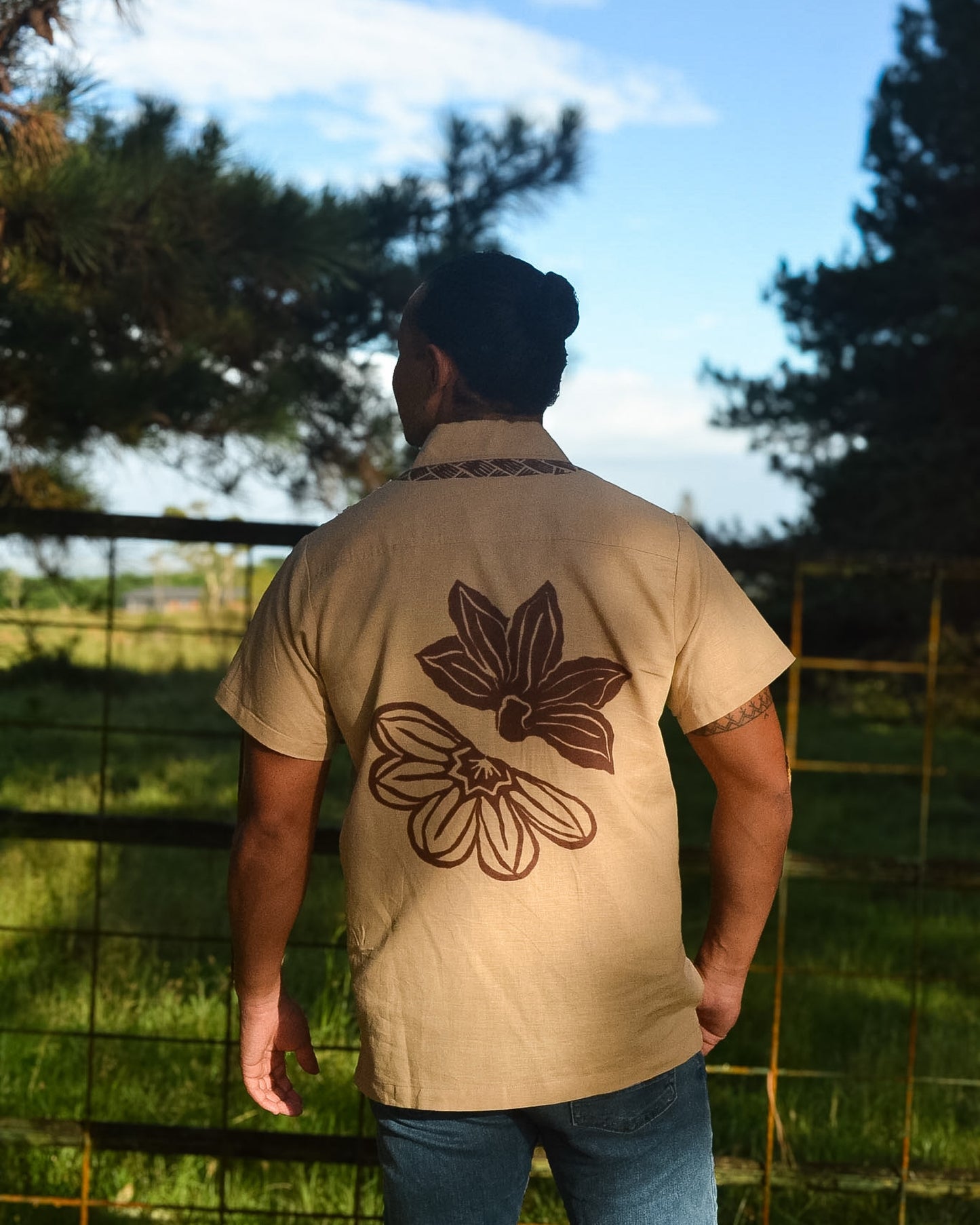 Naupaka & Lauhala Aloha Shirt