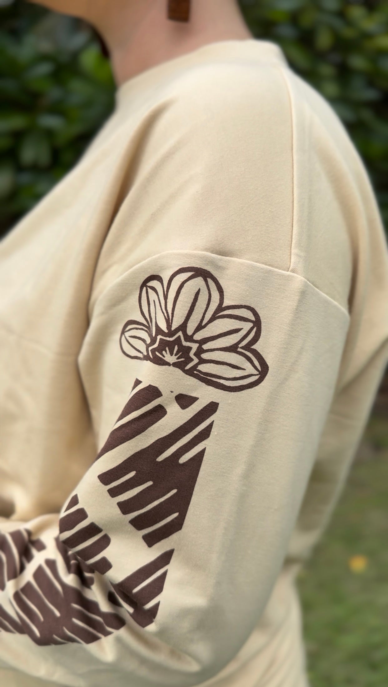 Naupaka & Lauhala Cotton Long Sleeve