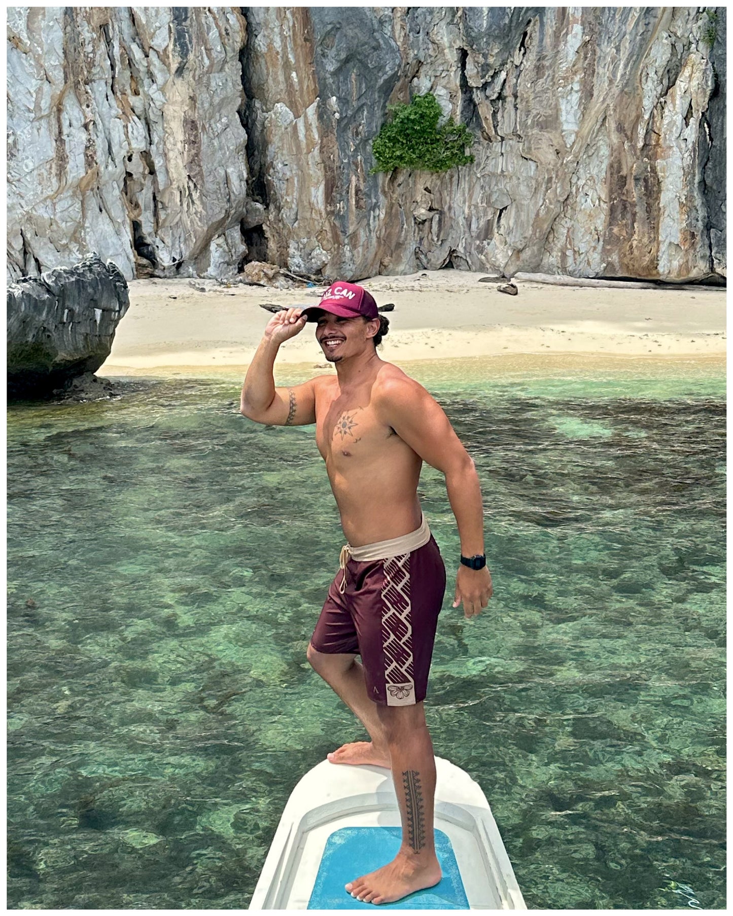 Naupaka & Lauhala Board Shorts