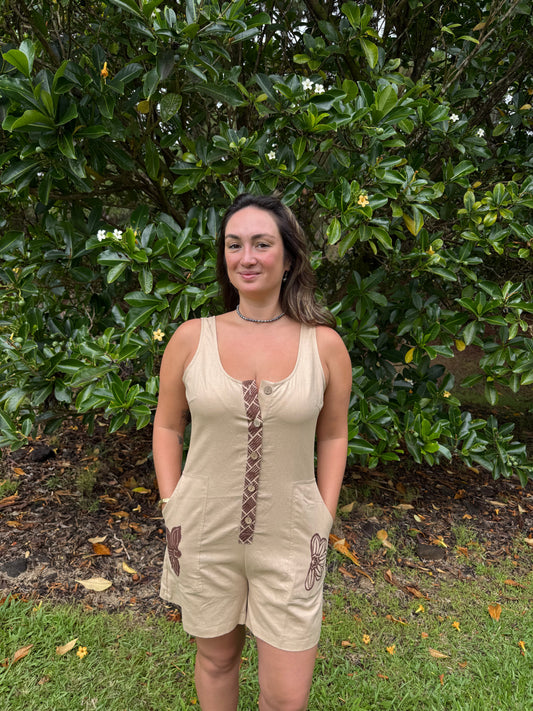 Naupaka & Lauhala Romper