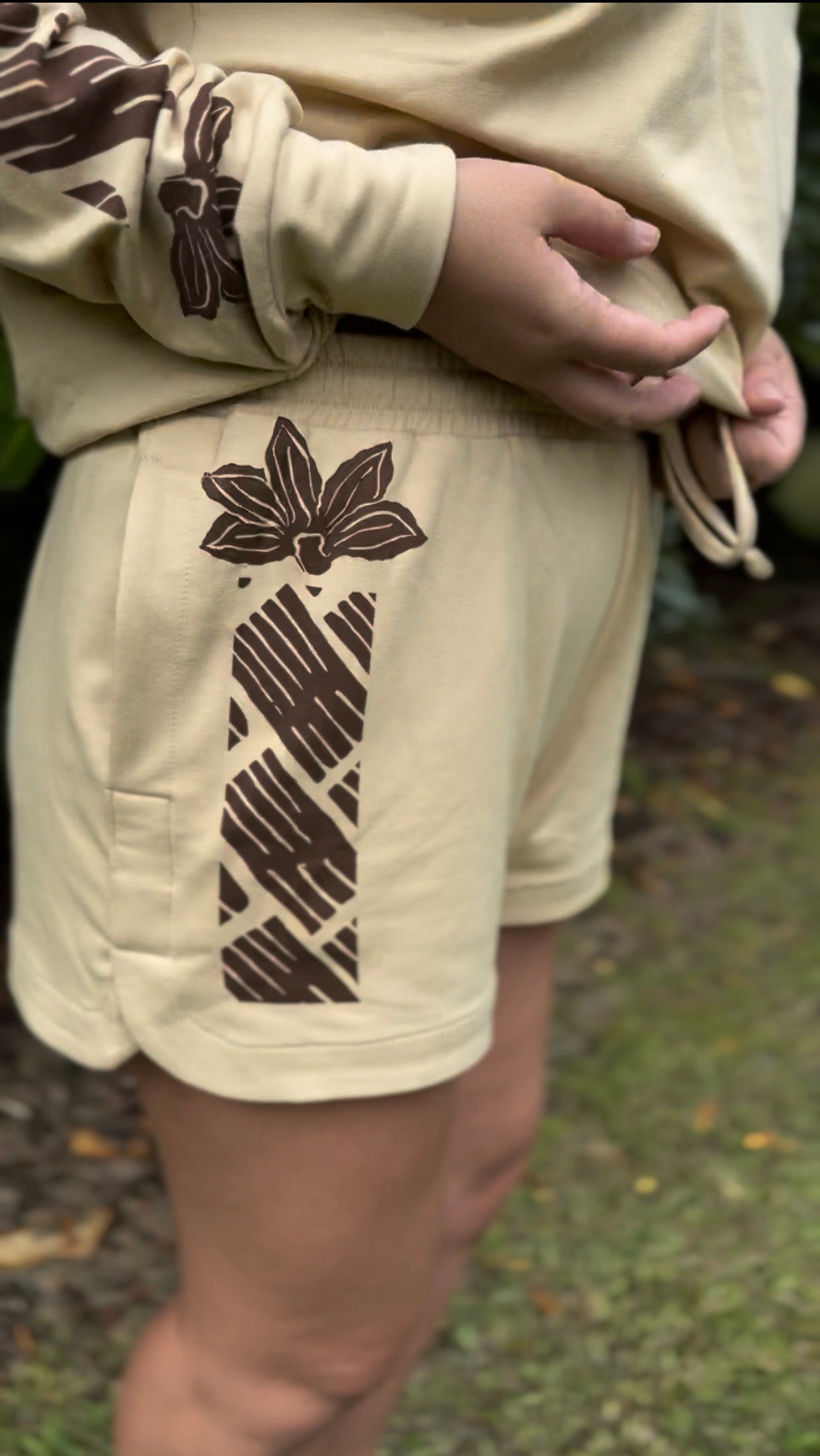 Naupaka & Lauhala Cotton Short