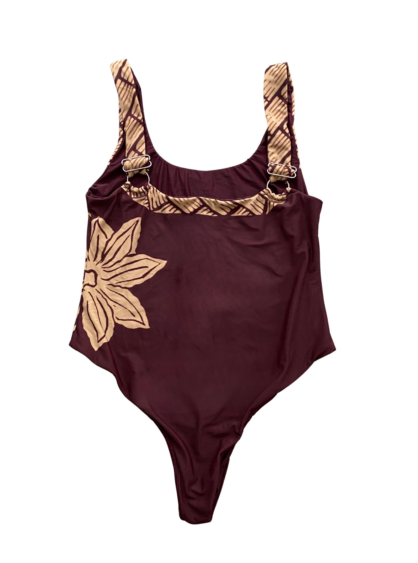Naupaka & Lauhala One Piece Swimsuit