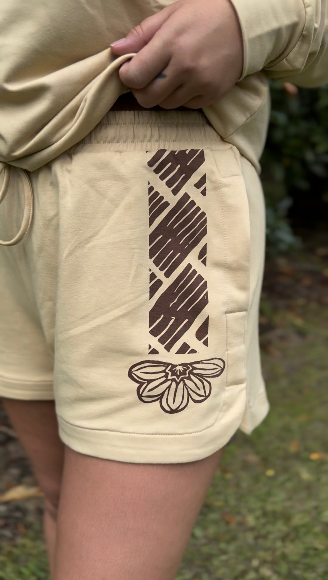 Naupaka & Lauhala Cotton Short