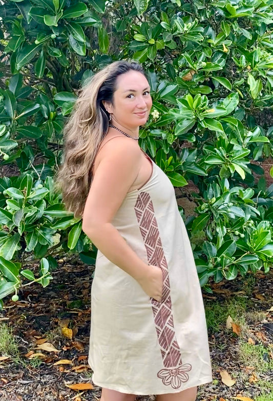 Naupaka & Lauhala Dress